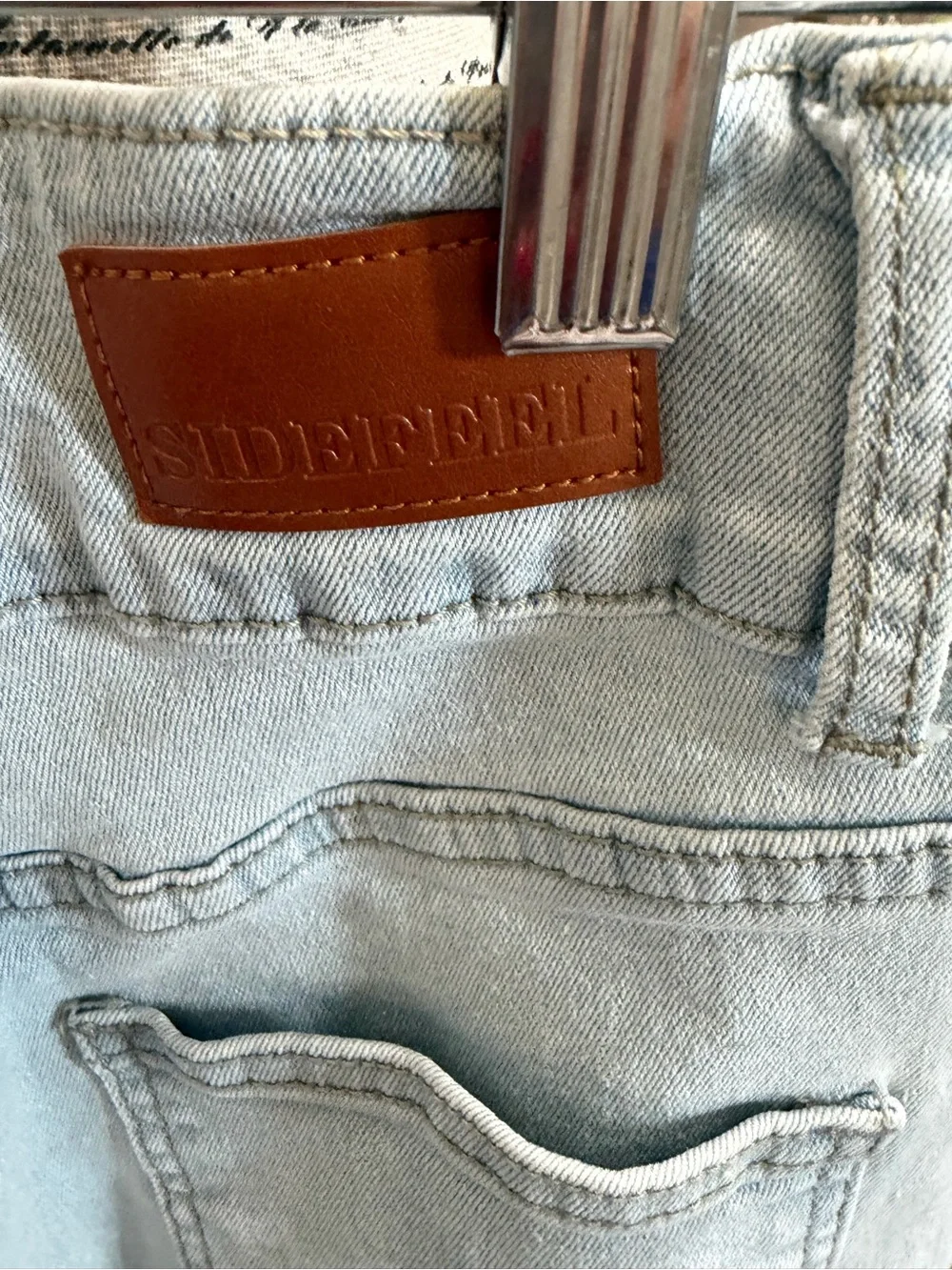 High-Rise Light Blue Straight Jeans for Women